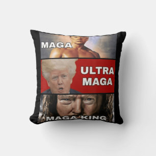 アンチジョーバイデン氏ウルトラMaga戻り素晴らし クッション