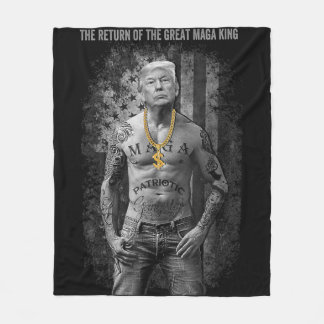 アンチジョーバイデン氏ウルトラMaga戻り素晴らし フリースブランケット