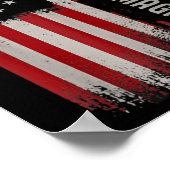 アンチジョーバイデン氏ウルトラMaga戻り素晴らし ポスター (角)