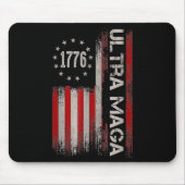 アンチジョーバイデン氏ウルトラMaga戻り素晴らし マウスパッド (正面)