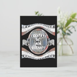 アンチジョーバイデン氏引用文、私は非Bidenaryとして識別 エンクロージャーカード