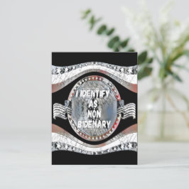 アンチジョーバイデン氏引用文、私は非Bidenaryとして識別 ポストカード