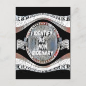 アンチジョーバイデン氏引用文、私は非Bidenaryとして識別 ポストカード (正面)