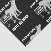 アンチジョーバイデン氏私の犬はバイデン氏の政治ユーモアを嫌う 薄葉紙 (詳細)