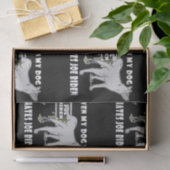 アンチジョーバイデン氏私の犬はバイデン氏の政治ユーモアを嫌う 薄葉紙 (ギフト)