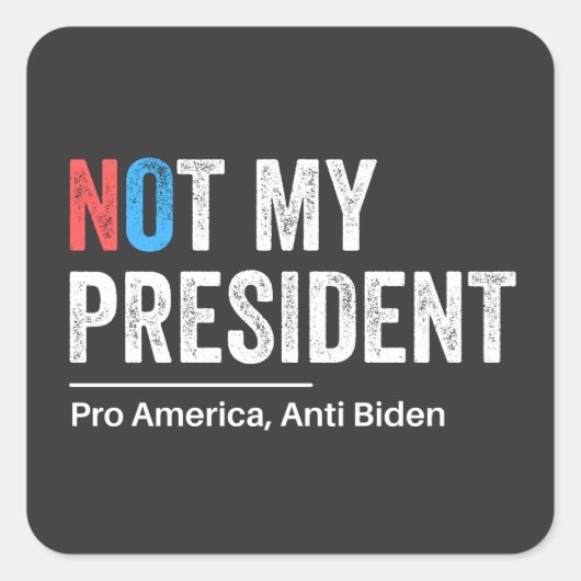 アンチジョーバイデン氏 スクエアシール (正面)