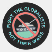 アンチストップ戦争の制裁改素晴らし定 ラウンドシール (正面)