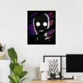 アンチスパイラインスパイアルアニメシャツ ポスター (ホームオフィス)