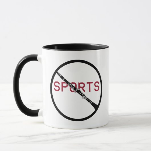 アンチスポーツクラリネットマグ マグカップ (左)