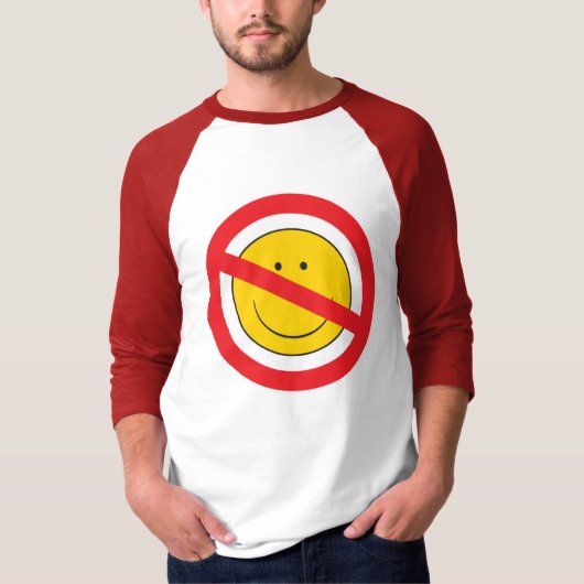 アンチスマイリーフェイス Tシャツ (正面)