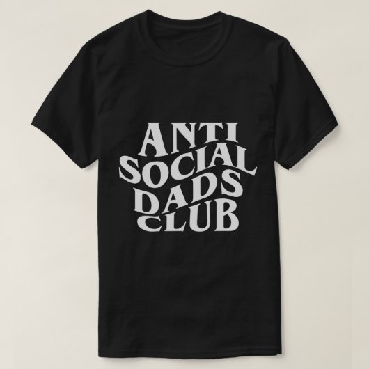 アンチソーシャルパパクおもしろいラブファーザーデイTシャツ Tシャツ (デザイン正面)