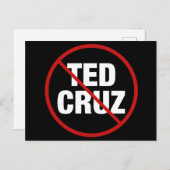 アンチテッド・クルス・テキサス州民主党政権 ポストカード (正面/裏面)