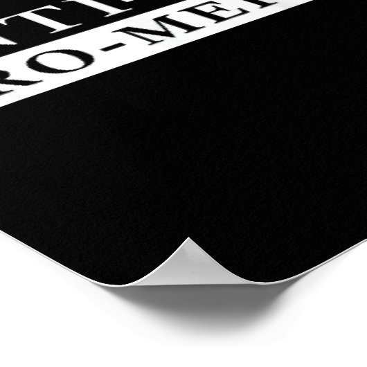 アンチデイプロメリットおもしろい ポスター (角)