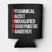 アンチトランプおもしろい政治頭字語 缶クーラー (正面)