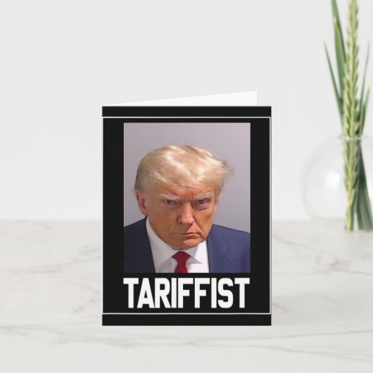 アンチトランプのタリフ カード (正面)