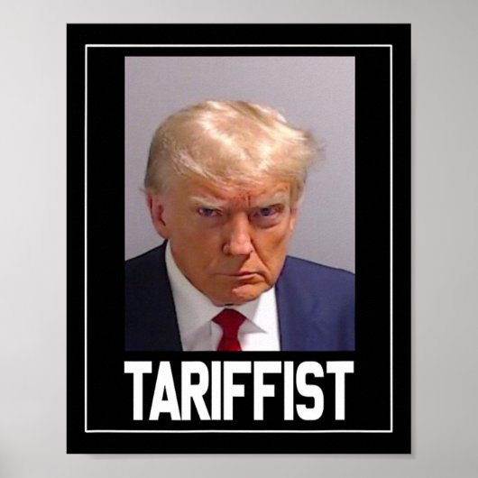 アンチトランプのタリフ ポスター (正面)