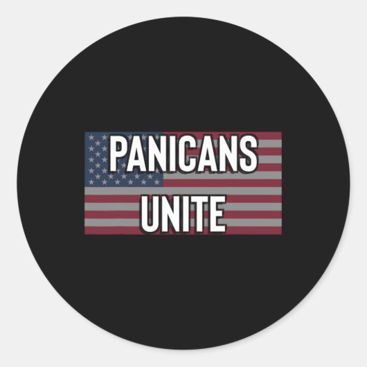 アンチトランプのパニック関税民主党員パニック党 ラウンドシール (正面)