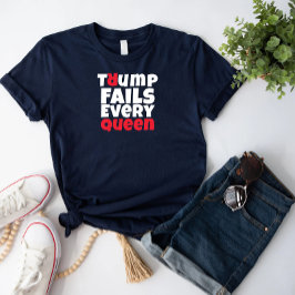 アンチトランプのフェミニストの抗議スローガン赤い黒 トライブレンドＴシャツ