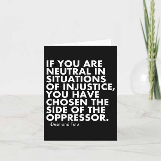 アンチトランプの抗議 カード (正面)