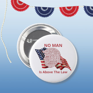 アンチトランプの政治用語クラウド 缶バッジ