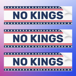 アンチトランプの王の抵抗 バンパーステッカー