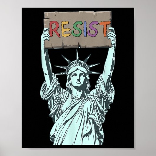 アンチトランプは私の大統領に抵抗しない ポスター (正面)