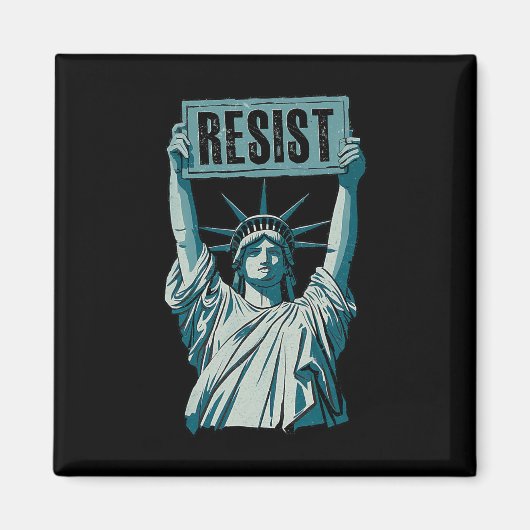 アンチトランプは私の大統領に抵抗しない マグネット (正面)