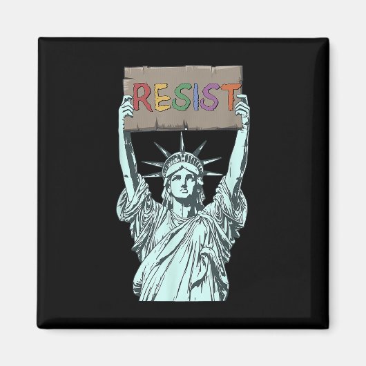 アンチトランプは私の大統領に抵抗しない マグネット (正面)