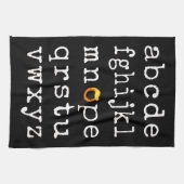 アンチトランプアルファベット – Nope V キッチンタオル (横)