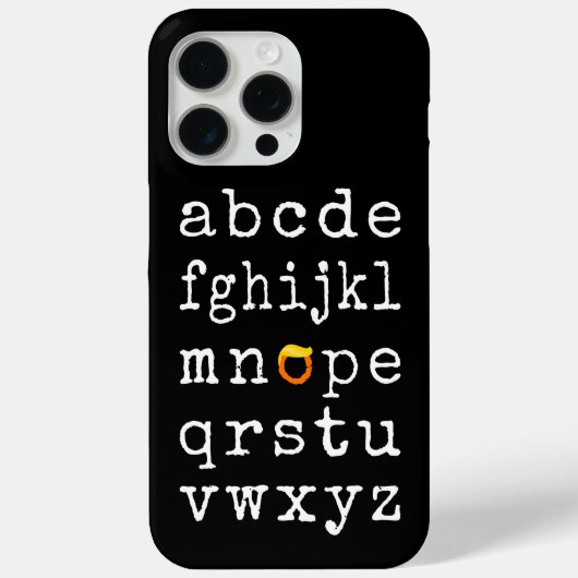 アンチトランプアルファベット – Nope V Case-Mate iPhoneケース (裏面)
