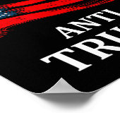 アンチトランプアンチトランプ2024米国国旗 ポスター (角)