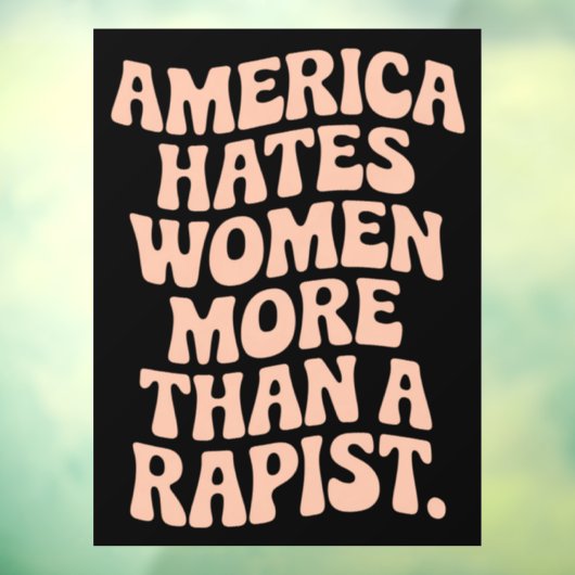 アンチトランプアンチマガプロフェミニスト活動家 ウィンドウサイン (シート3)