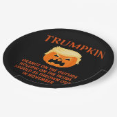 アンチトランプキンコンチャルハロウィーン ペーパープレート (アングル)