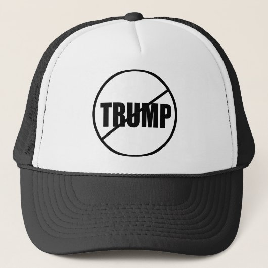 アンチトランプノトランプカスタムドナルドトランプ キャップ (正面)