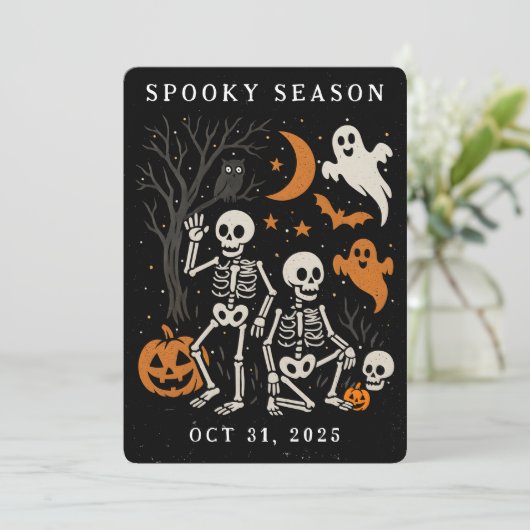 アンチトランプハロウィーンスケルトンFDTトランプハロウィーン 招待状 (スタンド正面)