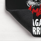 アンチトランプバイクもしくは自転車に乗る人腐敗抗議 マウスパッド (コーナー)