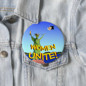 アンチトランプバイデン氏女性統一投票民主党員2020 缶バッジ (インサイチュ)