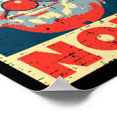 アンチトランプピエロヴィンテージレトロインパチノドナルド ポスター (角)