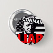 アンチトランプピン2020選挙 缶バッジ (正面&裏面)