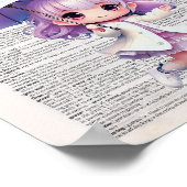 アンチトランププリント(辞書ページ) ポスター (角)