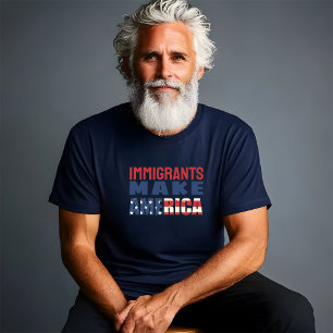 アンチトランプマーチの抗議フラグTシャツ Tシャツ