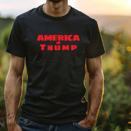 アンチトランプマーチ抗議レッドTシャツ Tシャツ