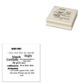 アンチトランプワードクラウドタイポグラフィ ラバースタンプ (押印)