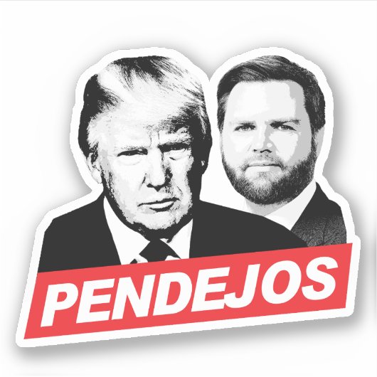 アンチトランプヴァンスペンデホス シール (正面)