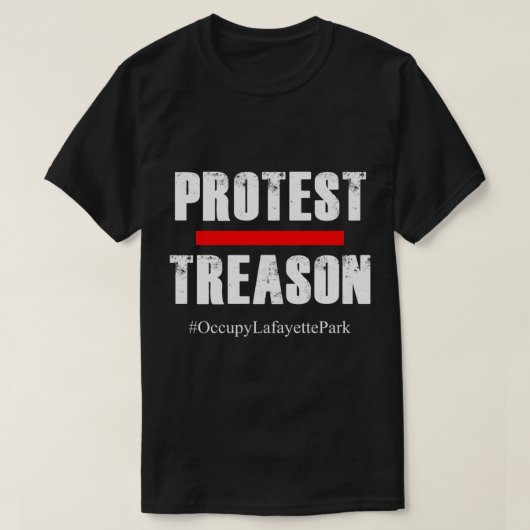 アンチトランプ反逆サミットTre45オン裏切り者トランプ, P Tシャツ (デザイン正面)