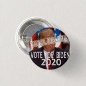 アンチトランプ合計失敗、投票バイデン氏2020 缶バッジ (正面&裏面)