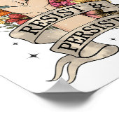 アンチトランプ女性の権利抗議の平等F ポスター (角)