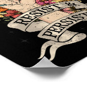 アンチトランプ女性の権利抗議の平等F ポスター (角)