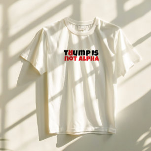 アンチトランプ学生の抗議スローガン赤エレガント トライブレンドTシャツ