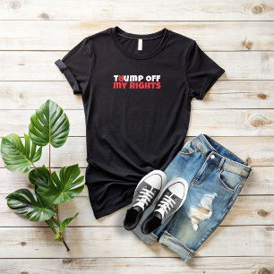 アンチトランプ学生の抗議スローガン赤エレガント Tシャツ
